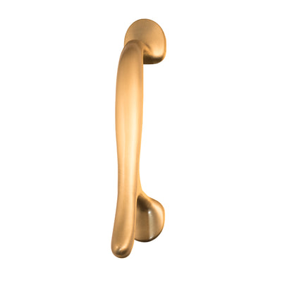 8 3/4 Inch Overall (5 1/4 Inch C-C) Classic Antimicrobial Door Pull Handle (Several Finish Options)
