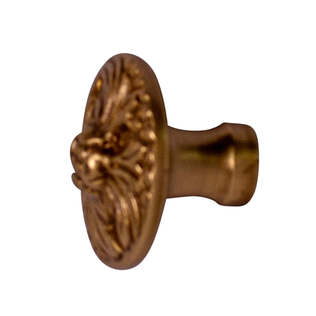 COPPER MOUNTAIN HARDWARE 1 1/4 Inch Polished Brass Rococo Cabinet Knob (Several Finishes Available)