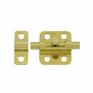 DELTANA 2 Inch Solid Brass Barrel Bolt (Polished Brass Finish)