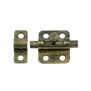 DELTANA 2 Inch Solid Brass Barrel Bolt (Antique Brass Finish)