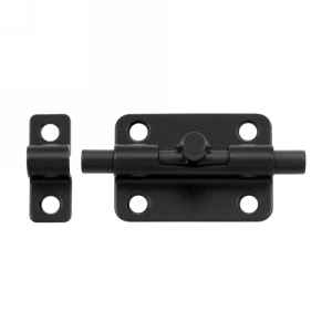 DELTANA 3 Inch Solid Brass Barrel Bolt (Flat Black Finish)