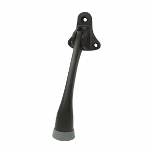 DELTANA 5 Inch Solid Brass Kickdown Door Holder (Oil Rubbed Bronze Finish)