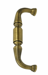 6 Inch Deltana Solid Brass Door Pull (Antique Brass Finish)