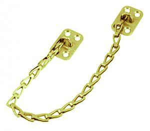 12 Inch Deltana Transom Chain (Polished Brass Finish)