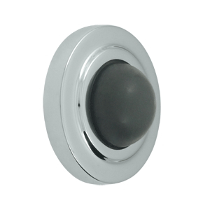 Convex Wall Door Hold / Door Stop (Polished Chrome Finish)