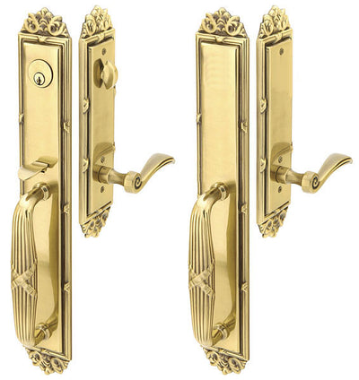 Solid Brass Imperial Style Entryway Set (Several Finishes Available)
