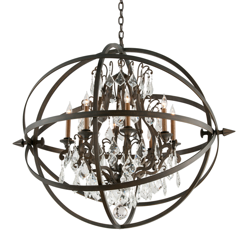 BYRON 8 Light CHANDELIER EXTRA LARGE