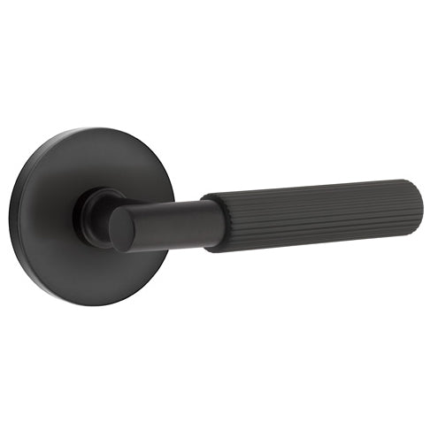 EMTEK Emtek T-Bar Straight Knurled Lever With Disk Rosette (Several Finishes Available)