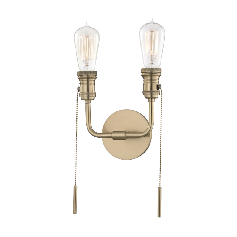 LEXI 2 LIGHT WALL SCONCE