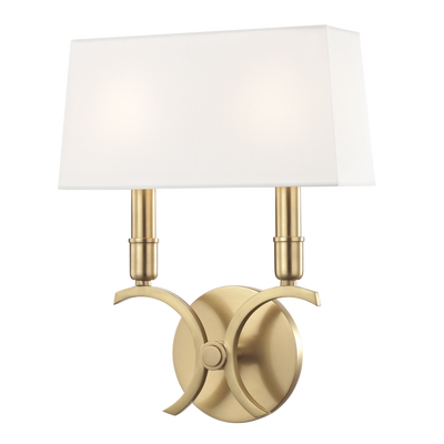 GWEN 2 LIGHT SMALL WALL SCONCE