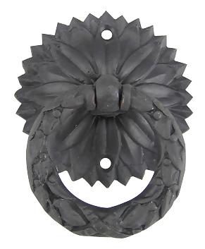 2 Inch Solid Brass Radiant Leaves Drawer Ring Pull (Oil Rubbed Bronze)