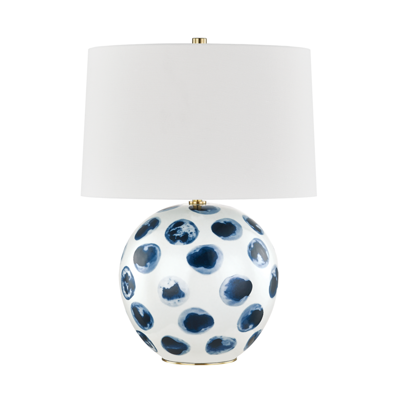 BLUE POINT 1 LIGHT TABLE LAMP