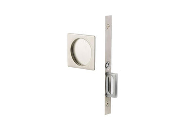Emtek Square Brass Mortise Pocket Door (Several Finishes Available)