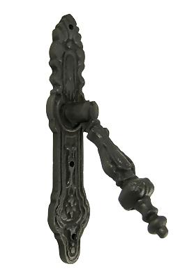 4 Inch Solid Brass Baroque/Rococo Drop Pull (Oil Rubbed Bronze Finish)