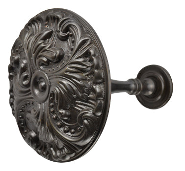 Solid Brass Baroque Curtain Tie Back (Oil Rubbed Bronze Finish)