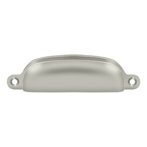 Exposed Shell Cup Pull 4 Inch (Several Finishes Available)