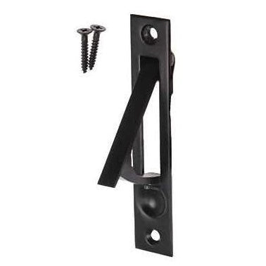 DELTANA 3 3/8 Inch Tall Solid Brass Edge Pull (Oil Rubbed Bronze Finish)