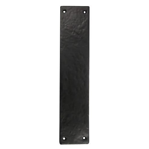 COPPER MOUNTAIN HARDWARE 12 Inch Solid Rough Iron Push Plate