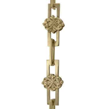 COPPER MOUNTAIN HARDWARE 1 Foot Solid Brass Heavy Chain (Polished Brass Finish)