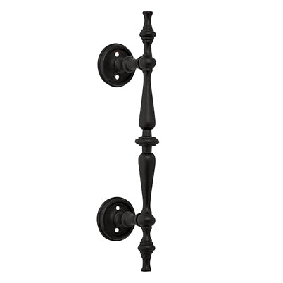 9 1/2 Inch Solid Brass Large Victorian Pull (Oil Rubbed Bronze Finish)