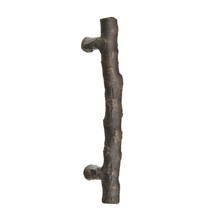 EMTEK 9 13/16 Inch Sandcast Bronze Twig Pull