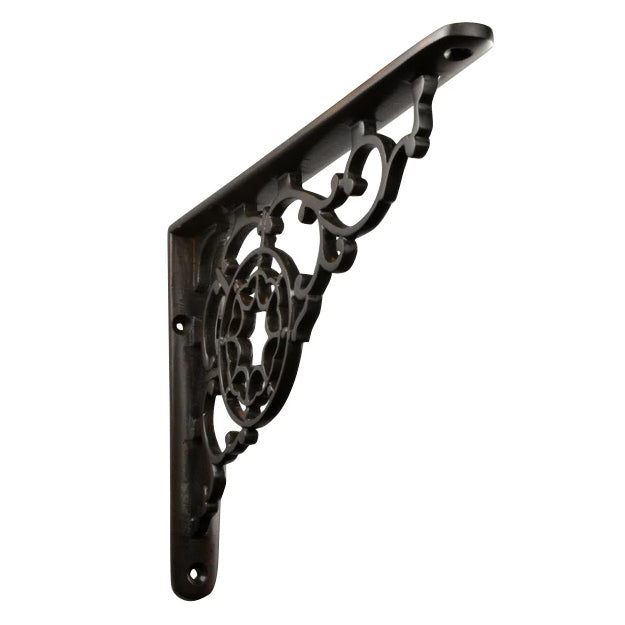 7 1/2 Inch Solid Brass Star Shape Shelf Bracket (Oil Rubbed Bronze Finish) COPPER MOUNTAIN HARDWARE