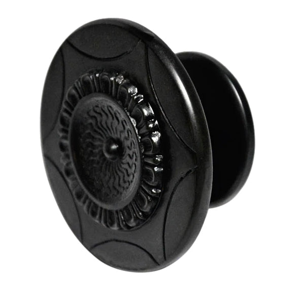 COPPER MOUNTAIN HARDWARE 3 1/4 Inch Sundial French Window Knob (Oil Rubbed Bronze Finish)