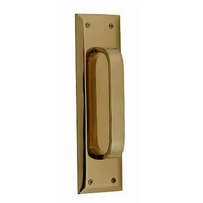 COPPER MOUNTAIN HARDWARE 10 Inch Quaker Style Door Pull Plate (Antique Brass Finish)