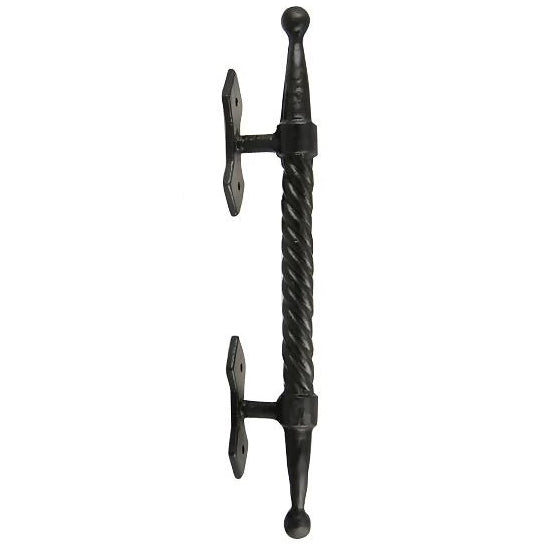 14 Inch Solid Iron Rope Handle (Iron Finish)