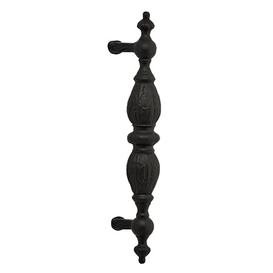 10 Inch Solid Brass Large Victorian Pull (Oil Rubbed Bronze Finish)