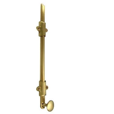 12 Inch Solid Brass Surface Bolt (Antique Brass Finish)