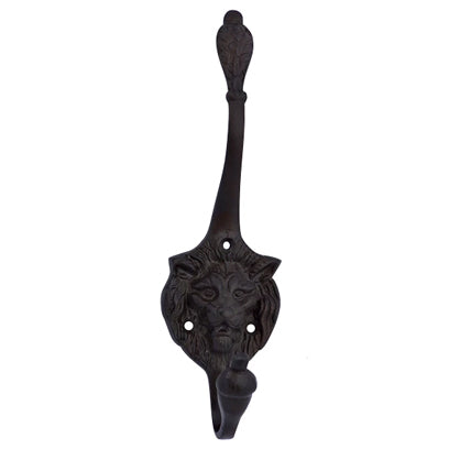 Traditional Solid Brass Lion Head Coat Hook (Oil Rubbed Bronze Finish) COPPER MOUNTAIN HARDWARE