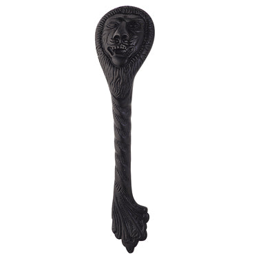 10 Inch Solid Brass Ornate Lion's Head Door Pull (Oil Rubbed Bronze Finish)