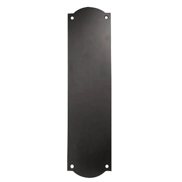 12 Inch Solid Brass Oval Push Plate (Oil Rubbed Bronze Finish)