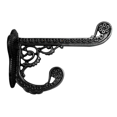 Solid Cast Brass Victorian Eastlake Style Hook Oil Rubbed Bronze Finish)