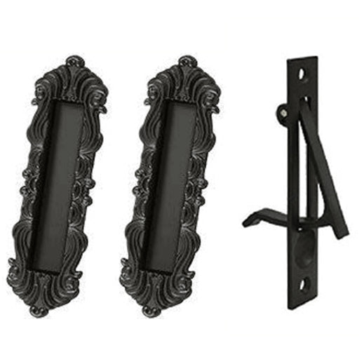 Victorian Style Single Pocket Passage Style Door Set (Oil Rubbed Bronze Finish) DELTANA