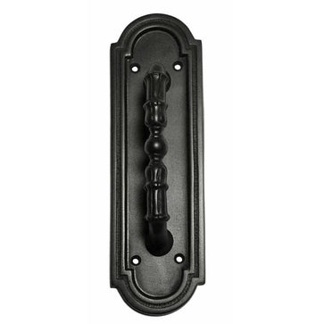 8 3/8 Inch Solid Brass Arched Style Pull Plate (Oil Rubbed Bronze Finish)