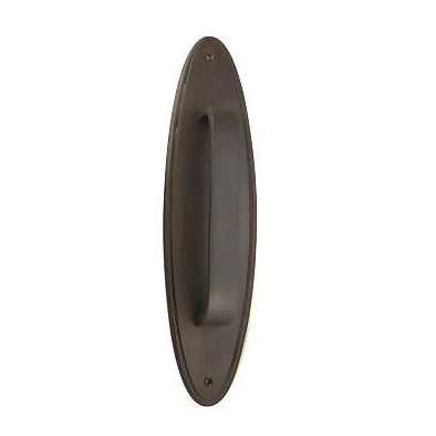 COPPER MOUNTAIN HARDWARE 11 Inch Traditional Oval Style Door Pull (Oil Rubbed Bronze)