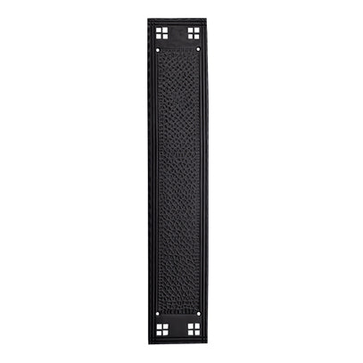 18 Inch Craftsman Style Push Plate (Oil Rubbed Bronze Finish)