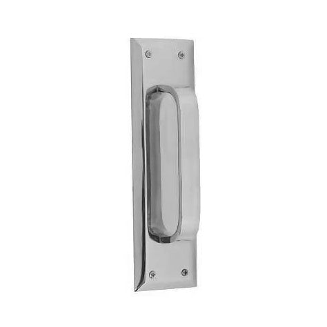 10 Inch Quaker Style Door Pull Plate (Polished Chrome Finish)