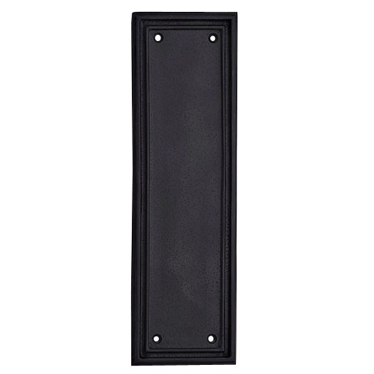 10 Inch Solid Brass Classic Style Push Plate (Oil Rubbed Bronze Finish) COPPER MOUNTAIN HARDWARE