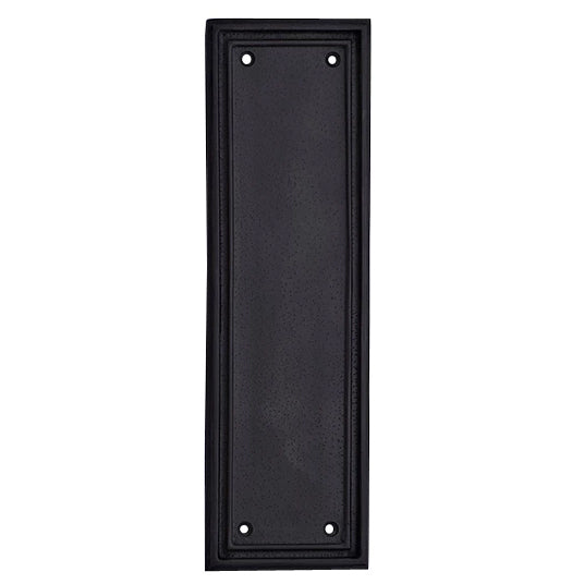 10 Inch Solid Brass Classic Style Push Plate (Oil Rubbed Bronze Finish)