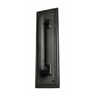 10 Inch Solid Brass Classic Style Push and Pull Plate Set (Oil Rubbed Bronze Finish)
