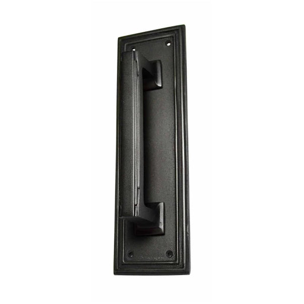10 Inch Solid Brass Classic Style Pull Plate (Oil Rubbed Bronze Finish)