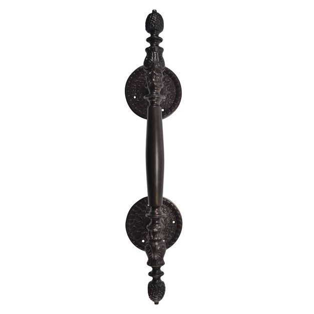 13 Inch Large Solid Brass Heavy Duty Door Pull (Oil Rubbed Bronze Finish) COPPER MOUNTAIN HARDWARE