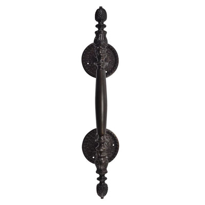 13 Inch Large Solid Brass Heavy Duty Door Pull (Oil Rubbed Bronze Finish)