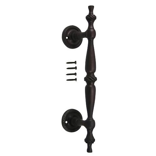 COPPER MOUNTAIN HARDWARE 9 1/2 Inch Solid Brass Georgian Style Handle (Oil Rubbed Bronze Finish)