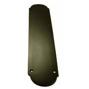 12 Inch Solid Brass Traditional Oval Push Plate (Oil Rubbed Bronze)