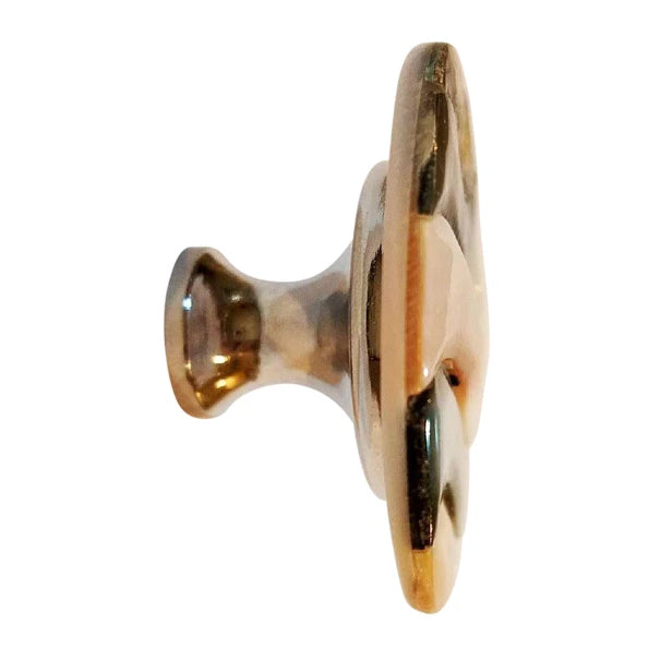 COPPER MOUNTAIN HARDWARE 2 inch Genuine Mother of Pearl & Abalone Oversized Cabinet & Furniture Knob (Polished Chrome Finish)