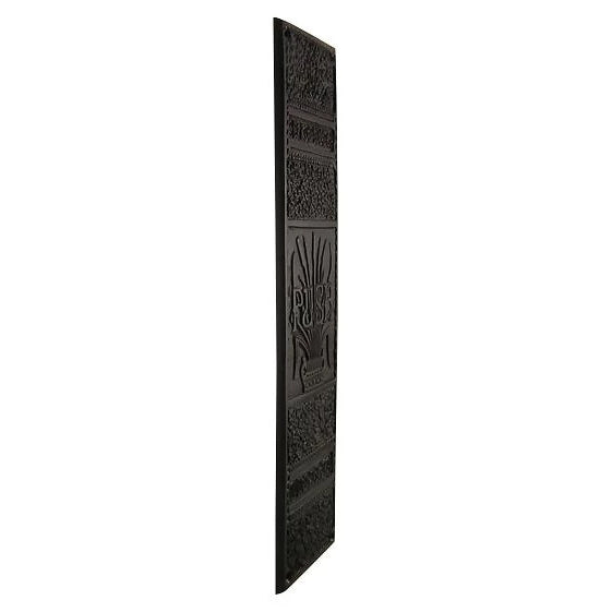 COPPER MOUNTAIN HARDWARE 11 3/4 Inch Cattails Ornate Push Plate (Oil Rubbed Bronze Finish)